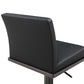 Amalfi Performance Vegan Leather Adjustable Stool - Black - Image 7