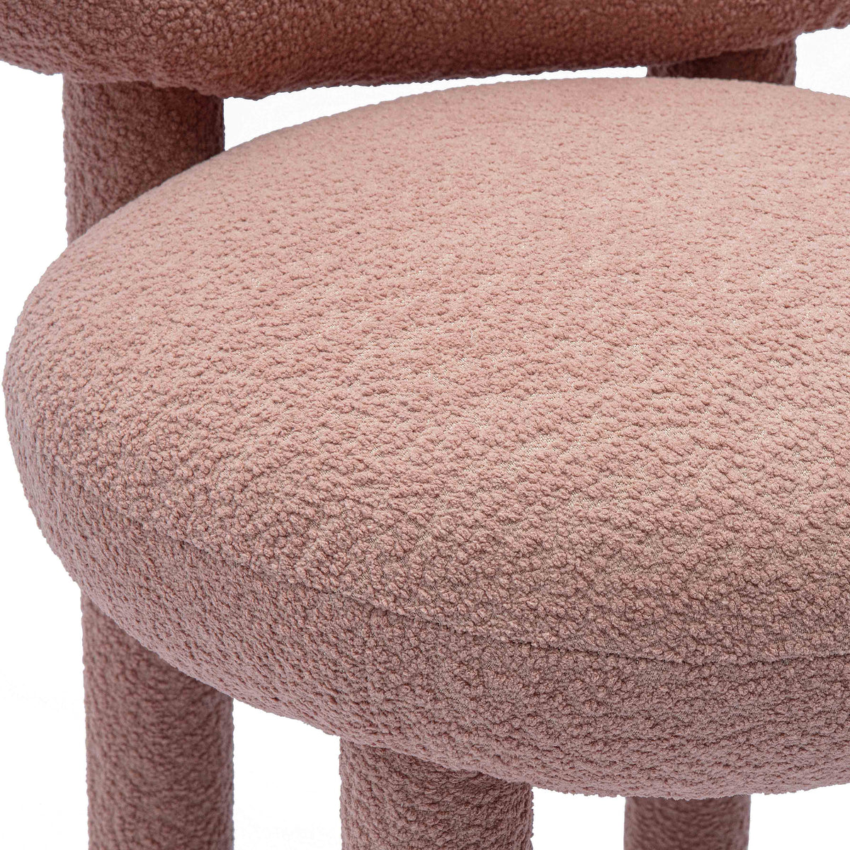 Manu Performance Fabric Side Chair - Pink - Image 5
