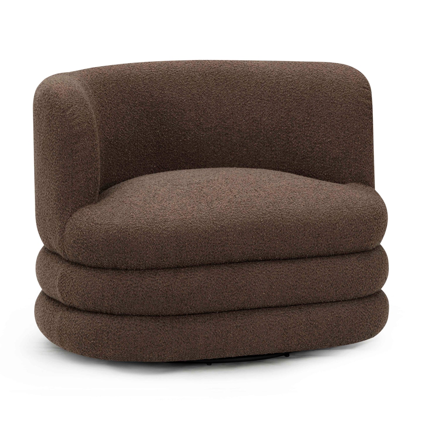 Astor Swivel Hotel Lounge Chair - Brown - Image 1