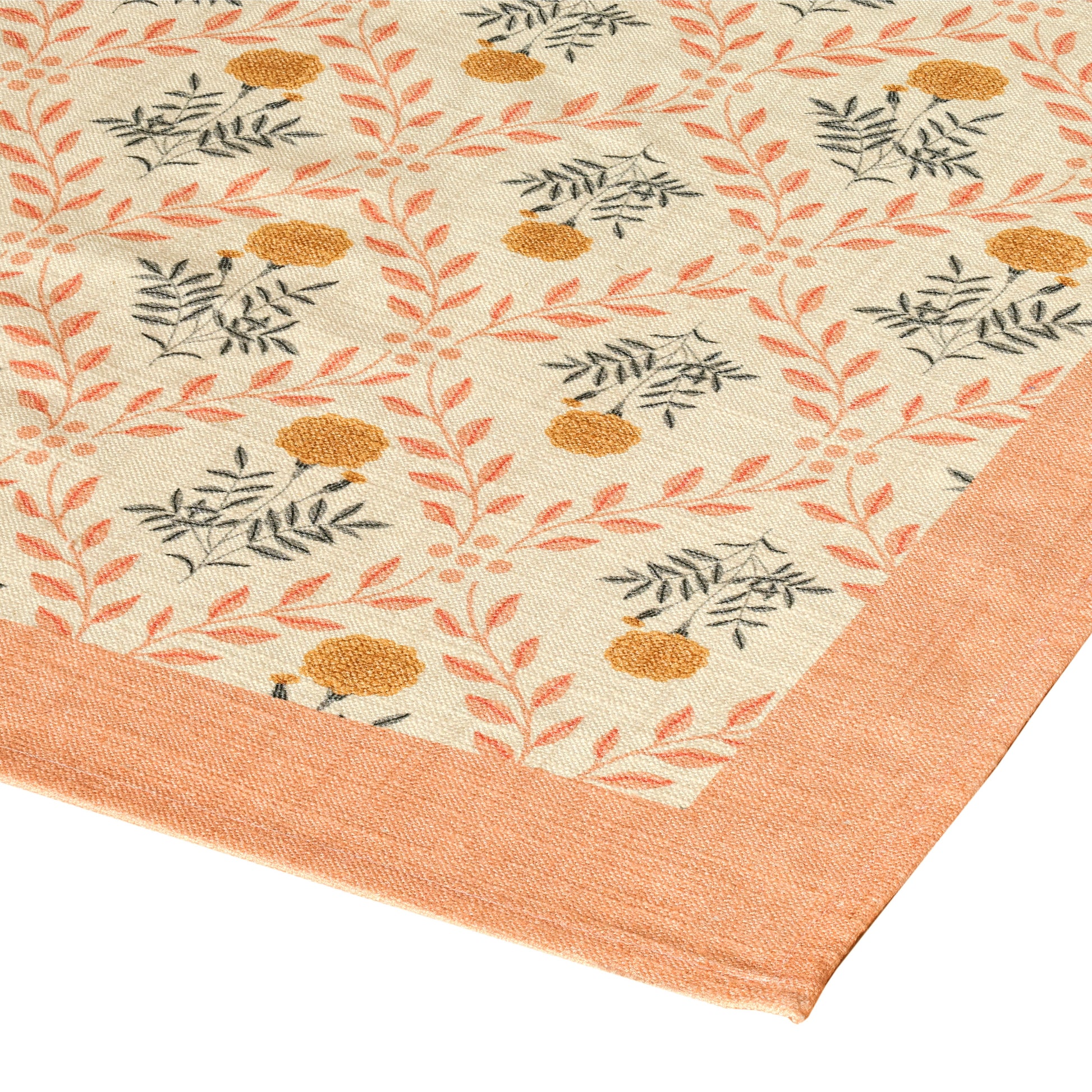 Dolce Natural Cotton Table Cloth - Blush / 70" x 160" - Image 3