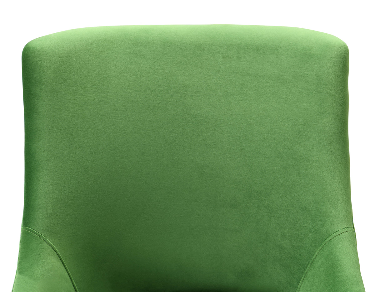 Beatrix Performance Velvet Office Swivel Chair - Green - Image 5