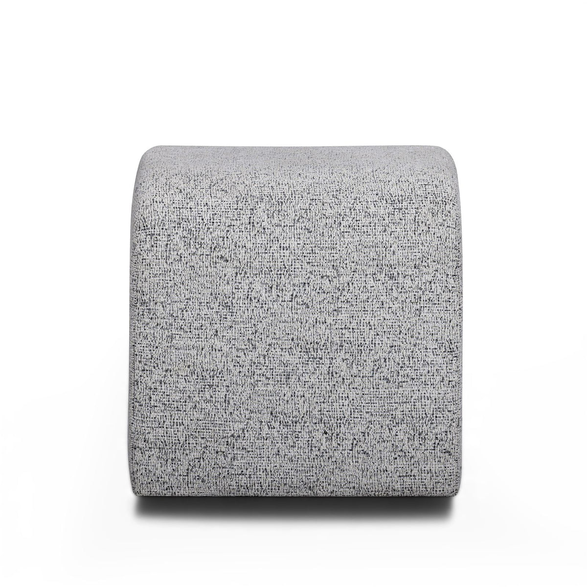 Desi Performance Fabric Ottoman - Black and White - Image 6