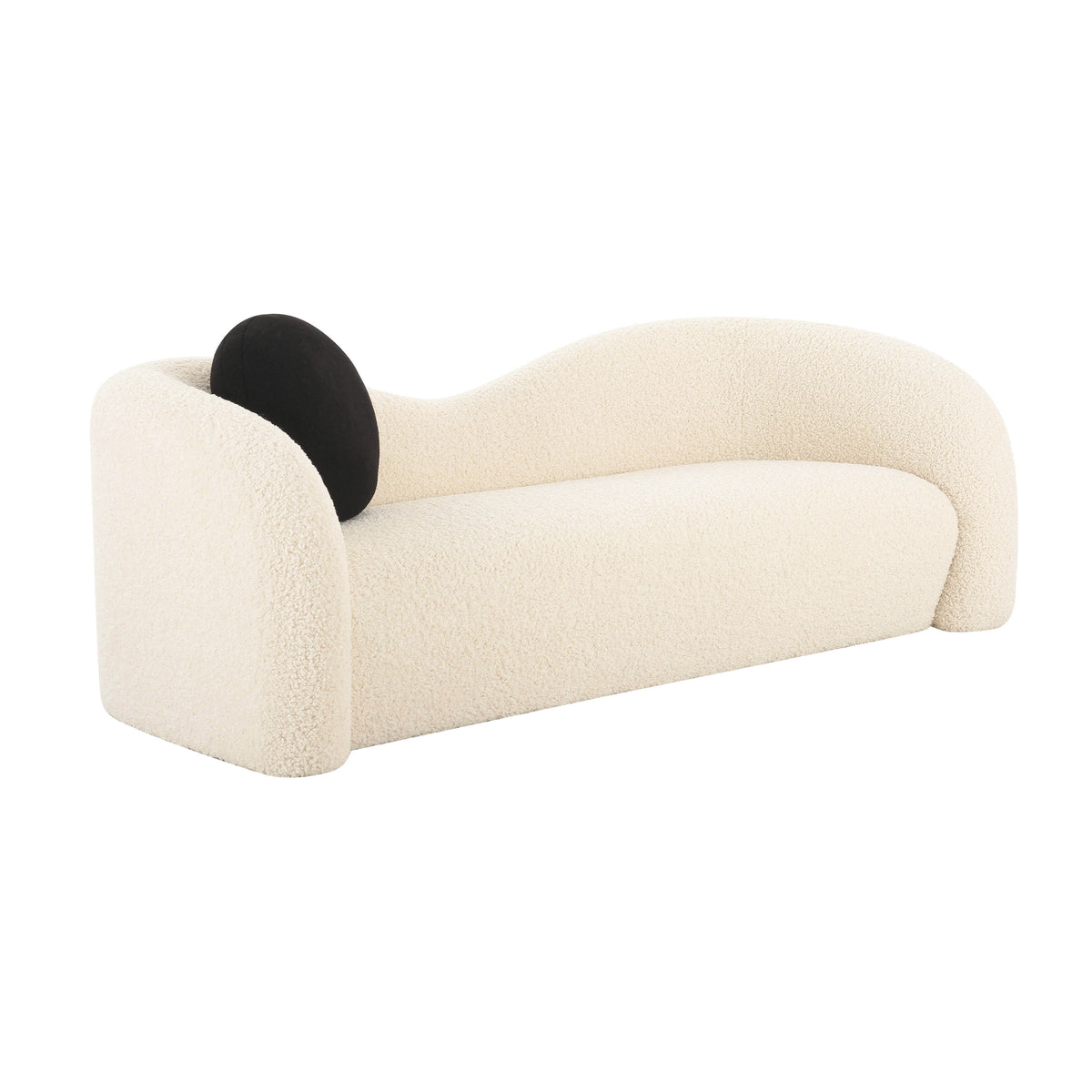 Leonie Faux Shearling Sofa (84