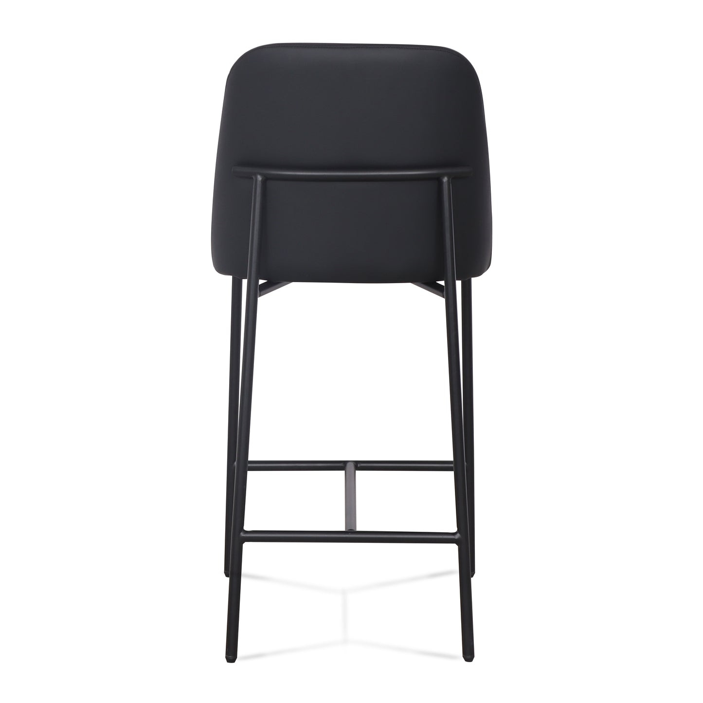 Sydney Performance Vegan Leather Counter Stool - Set of 2 - Black - Image 7
