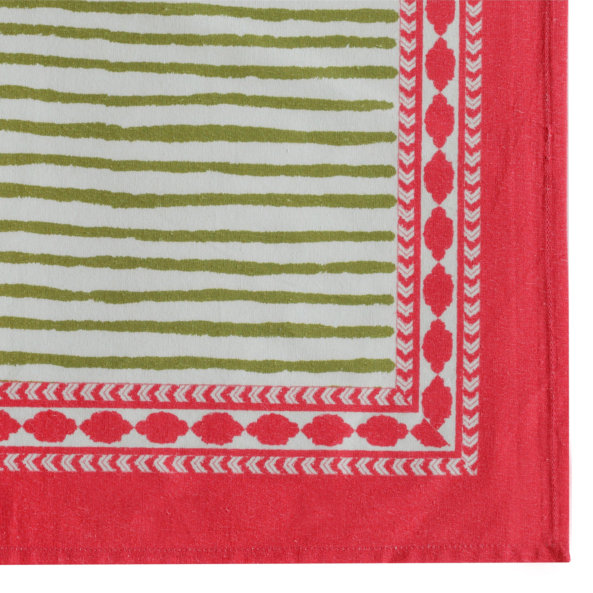 Crissy Cotton Canvas Printed Napkins - Set of 4 - Pink - Image 3