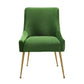 Beatrix Performance Velvet Dining Chair - Green - Image 3