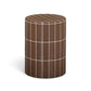 Tatiana Round Concrete Indoor/Outdoor Side Table - Terracotta - Image 2