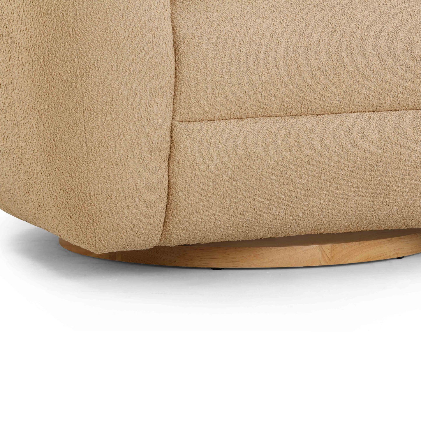 Judy Swivel Accent Chair - Honey - Image 7