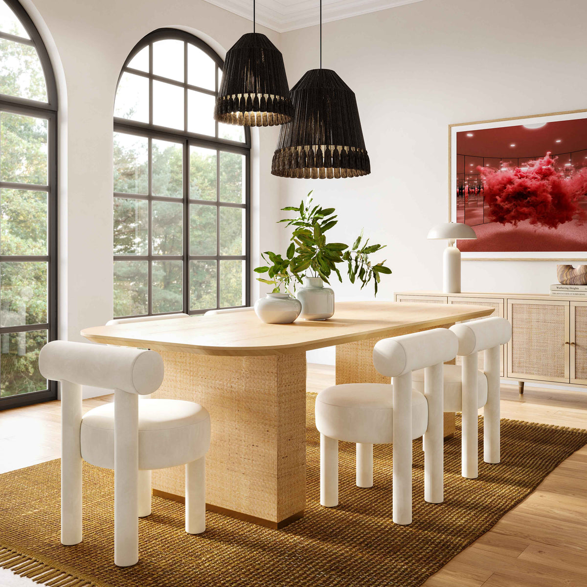 Carmel Dining Chair - Cream - Image 2