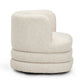 Astor Swivel Hotel Lounge Chair - Cream - Image 4