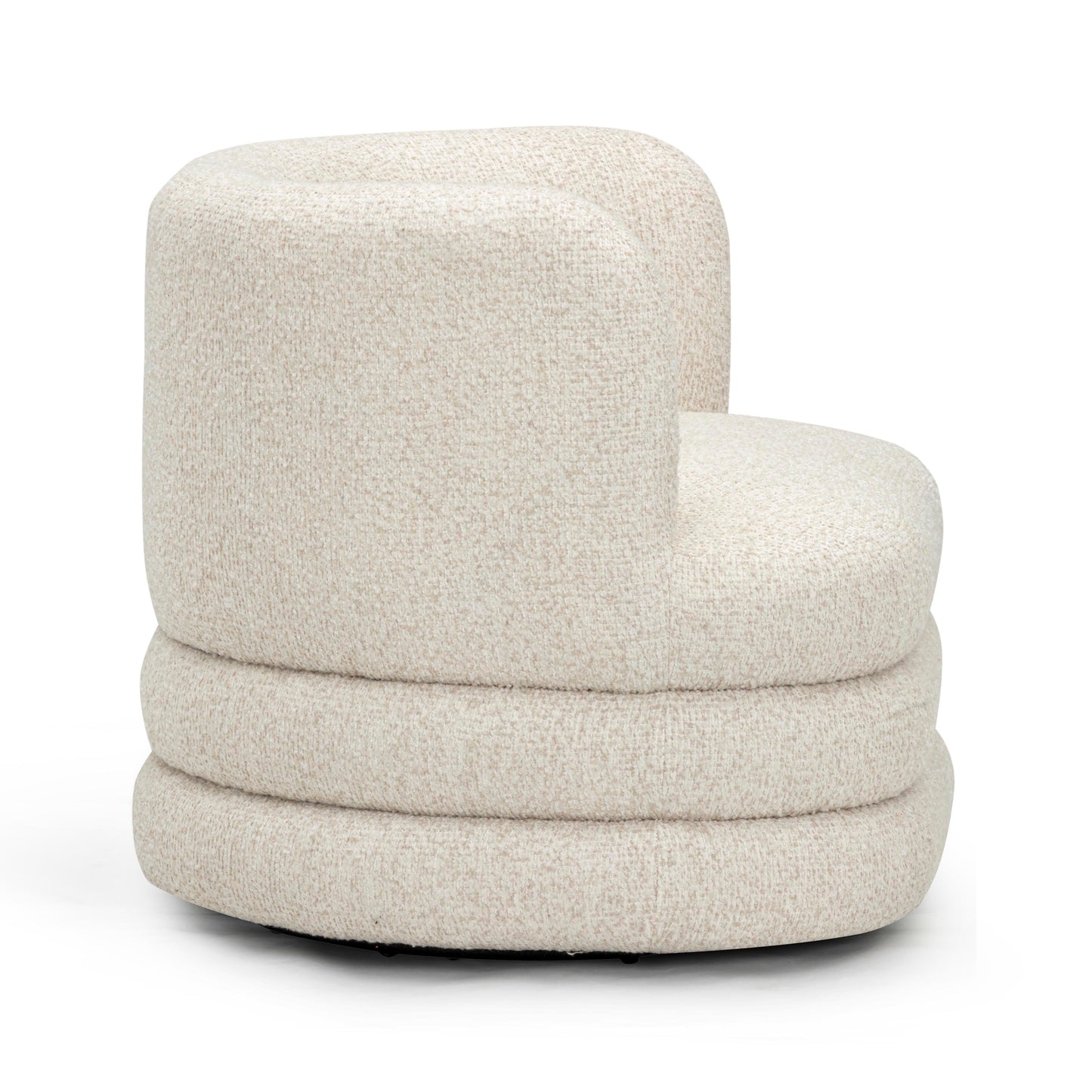 Astor Swivel Hotel Lounge Chair - Cream - Image 4