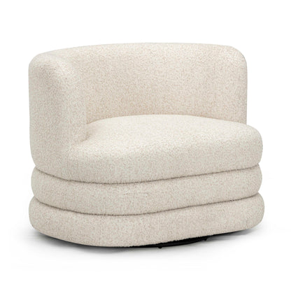 Astor Swivel Hotel Lounge Chair - Cream - Image 1
