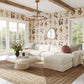 Perry 6-Piece Modular U-Sectional - Cream - Image 2
