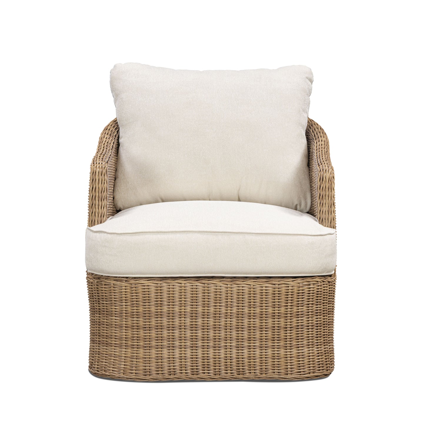 Axel Cream Boucle Outdoor Accent Chair - Image 2