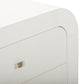 Hump 38" Arched 3-Drawer Bedside Chest - White - Image 6
