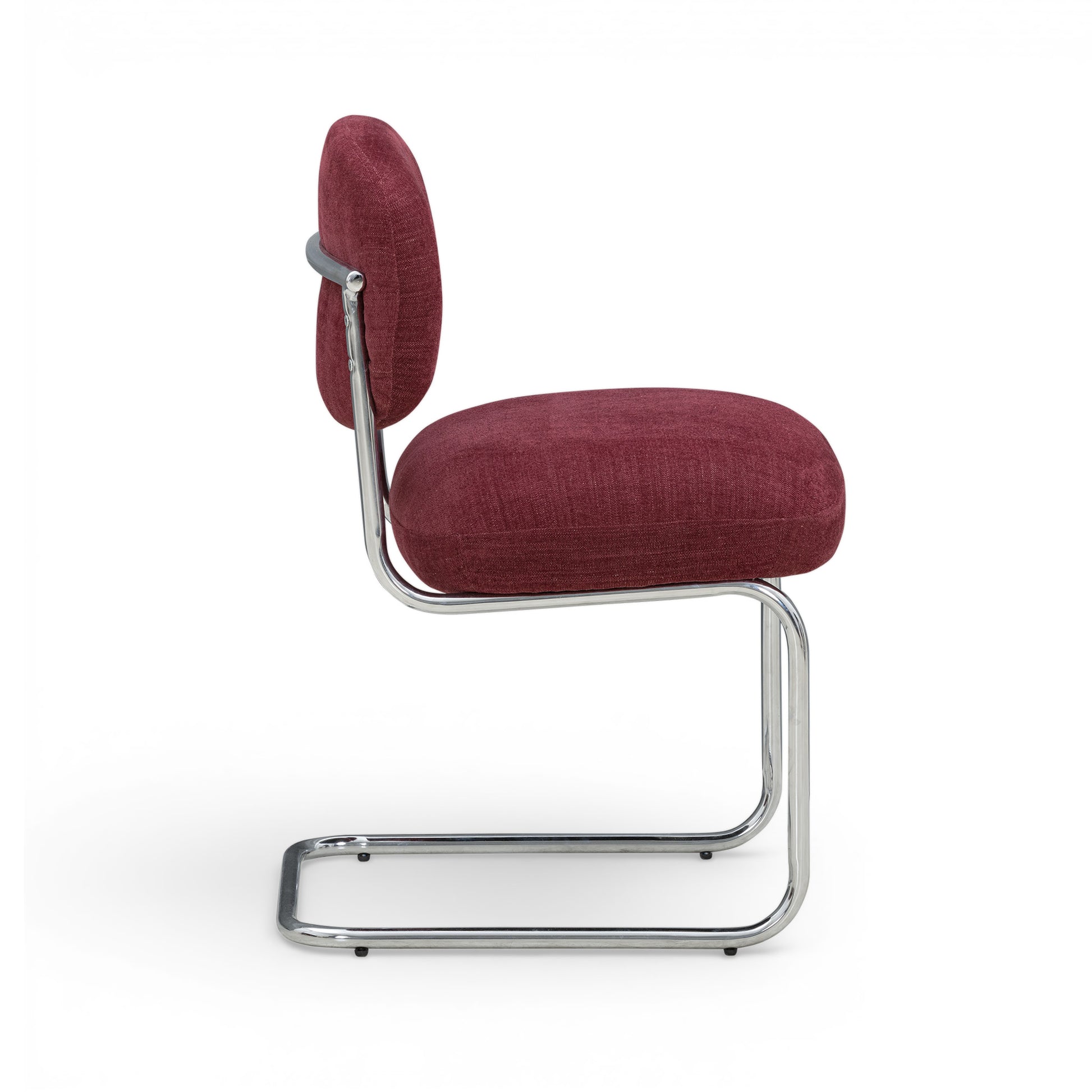 Becky Performance Chenille Chair - Red Wine - Image 3