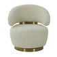 Austin Swivel Accent Chair - Beige - Image 3