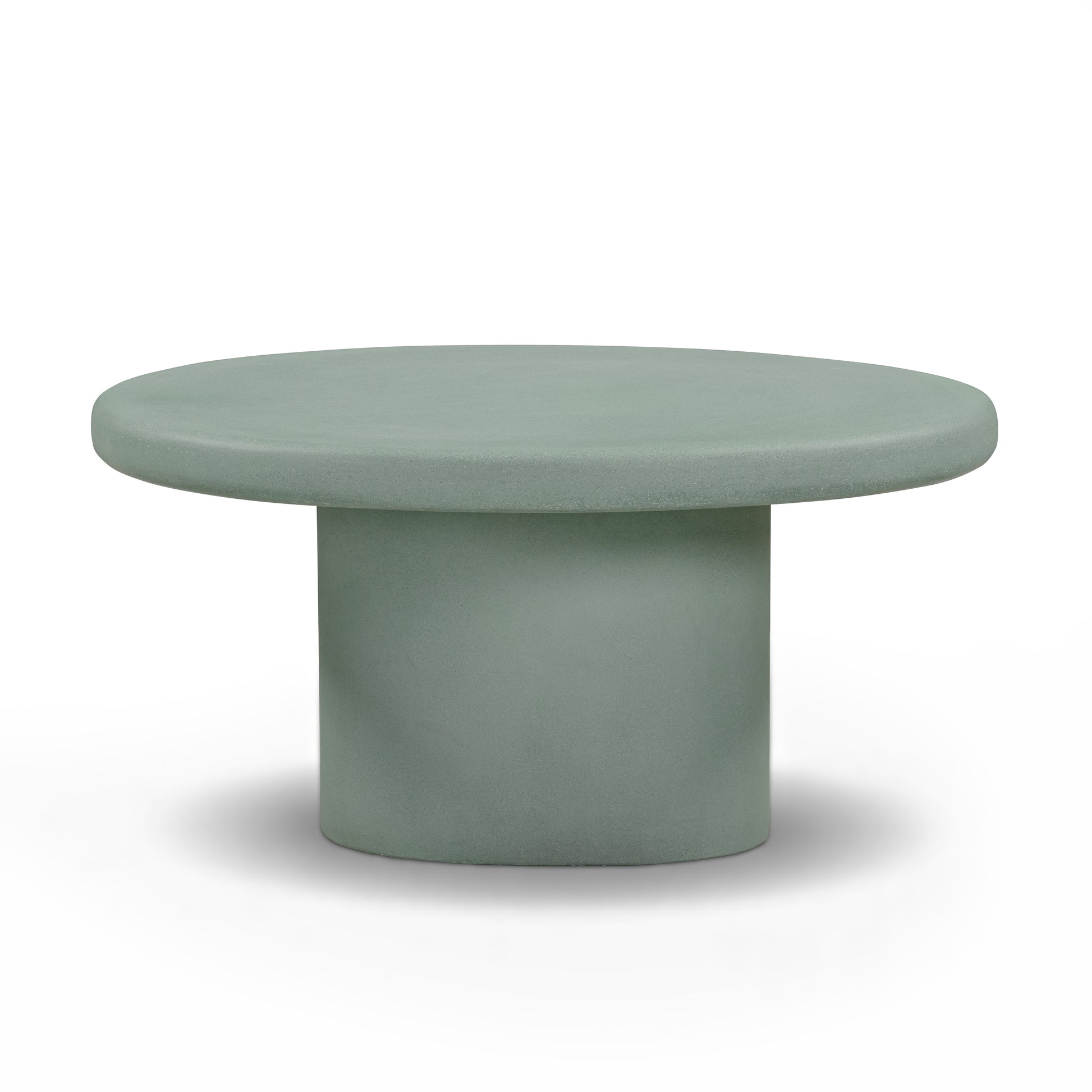 Jade Concrete Indoor/Outdoor Nesting Coffee Table Set - Green - Image 4