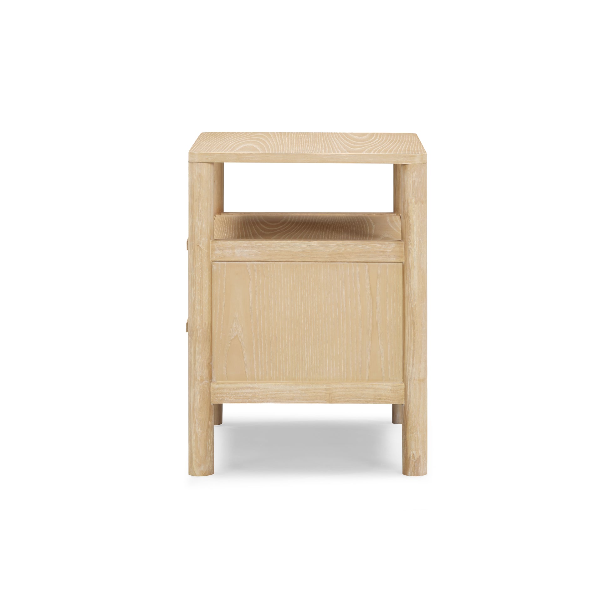 Tyra 22" Ash 2-Drawer Nightstand - Natural - Image 6