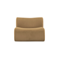 Zenith Modular Armless Chair - Brown - Image 3