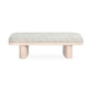 Ollie Upholstered Bench (48"-57") - Neutral Floral / 57" - Image 2