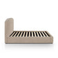 Leah Performance Chenille Bed - Taupe / King - Image 6