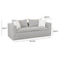 Salty 85" Indoor/Outdoor Sofa - Black Stripes - Image 6