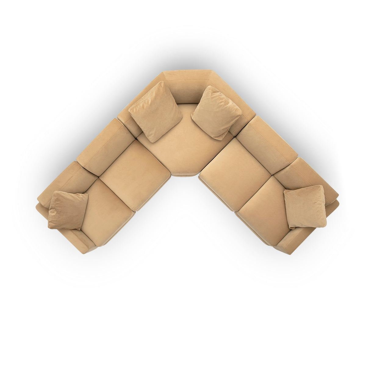 Perry 5-Piece Modular L-Sectional - Tan - Image 4
