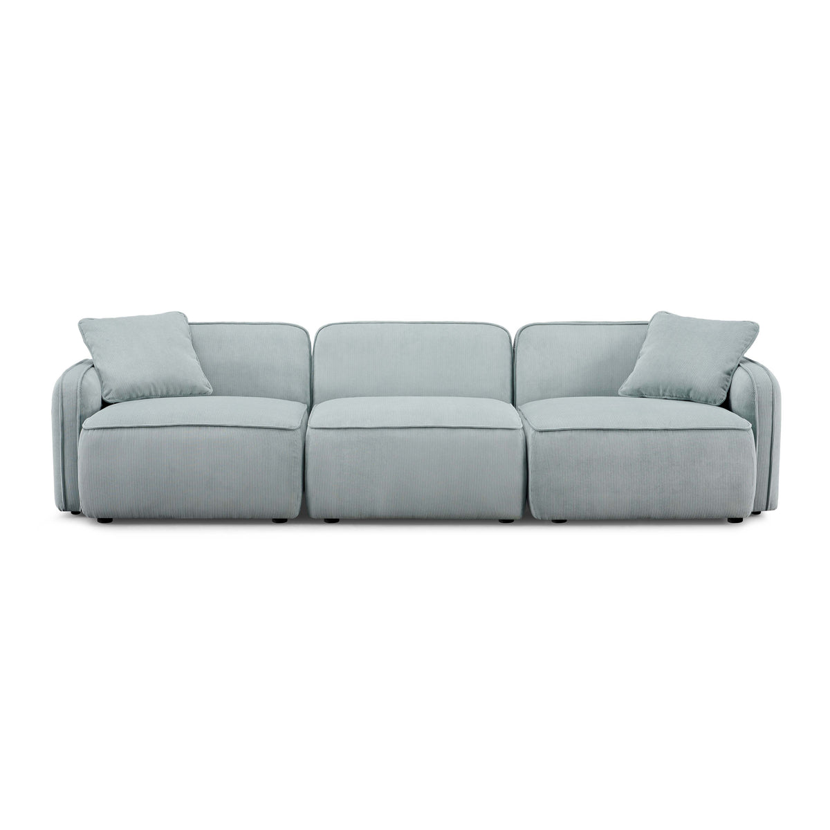 Travie 112" Modular Sofa - Sea Blue - Image 2