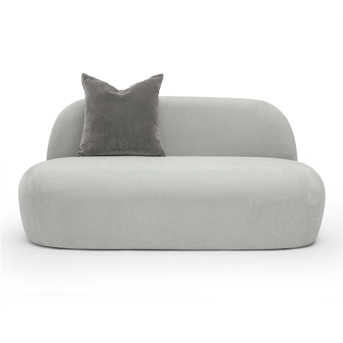 Carraway 59" Loveseat - Light Grey - Image 1