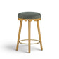 Oodle Green Performance Vegan Mohair Natural Counter Stool - Image 2