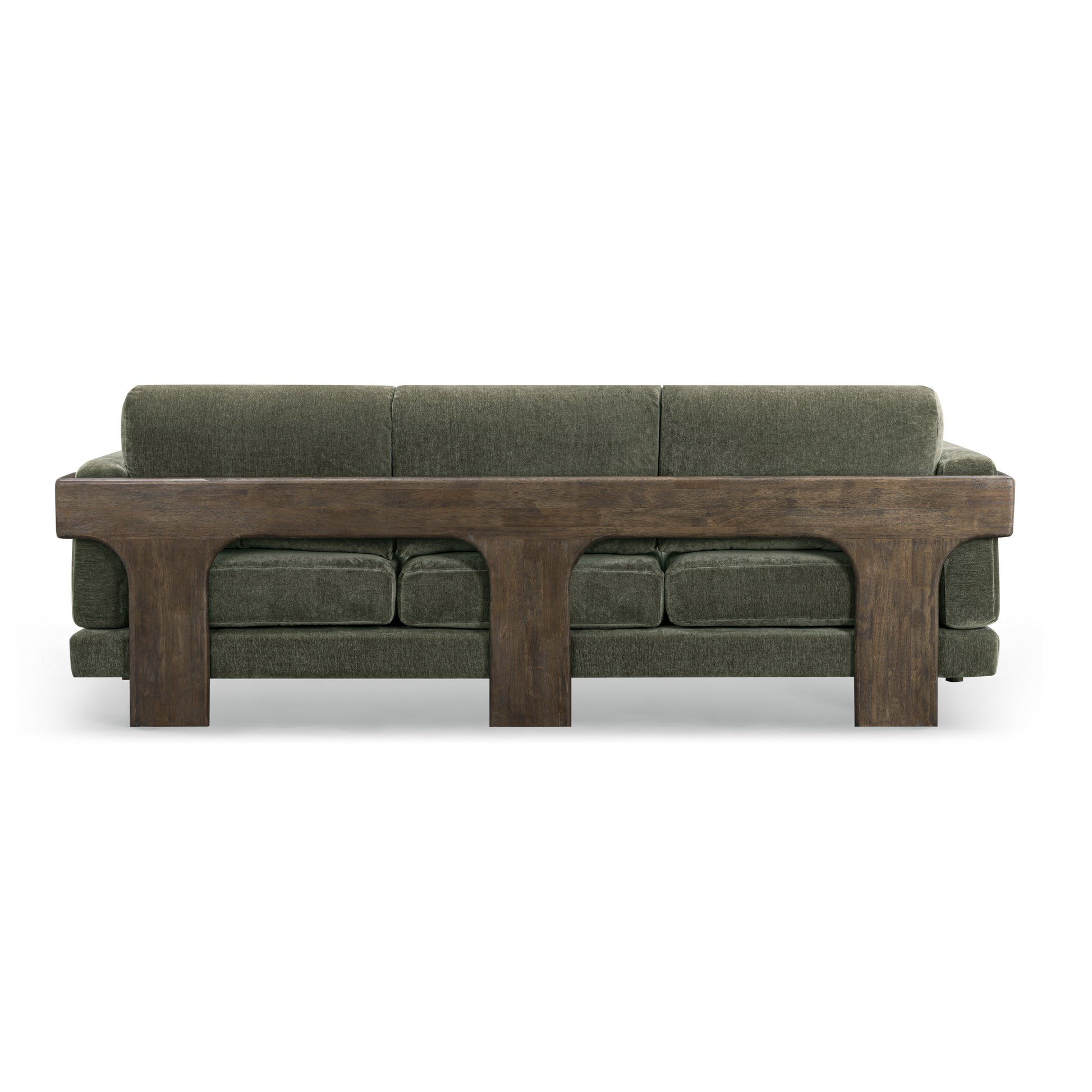 Elyn 91" Sofa - Olive Green - Image 6