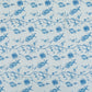 Dolce Natural Cotton Table Cloth - Baby Blue / 70" x 120" - Image 3