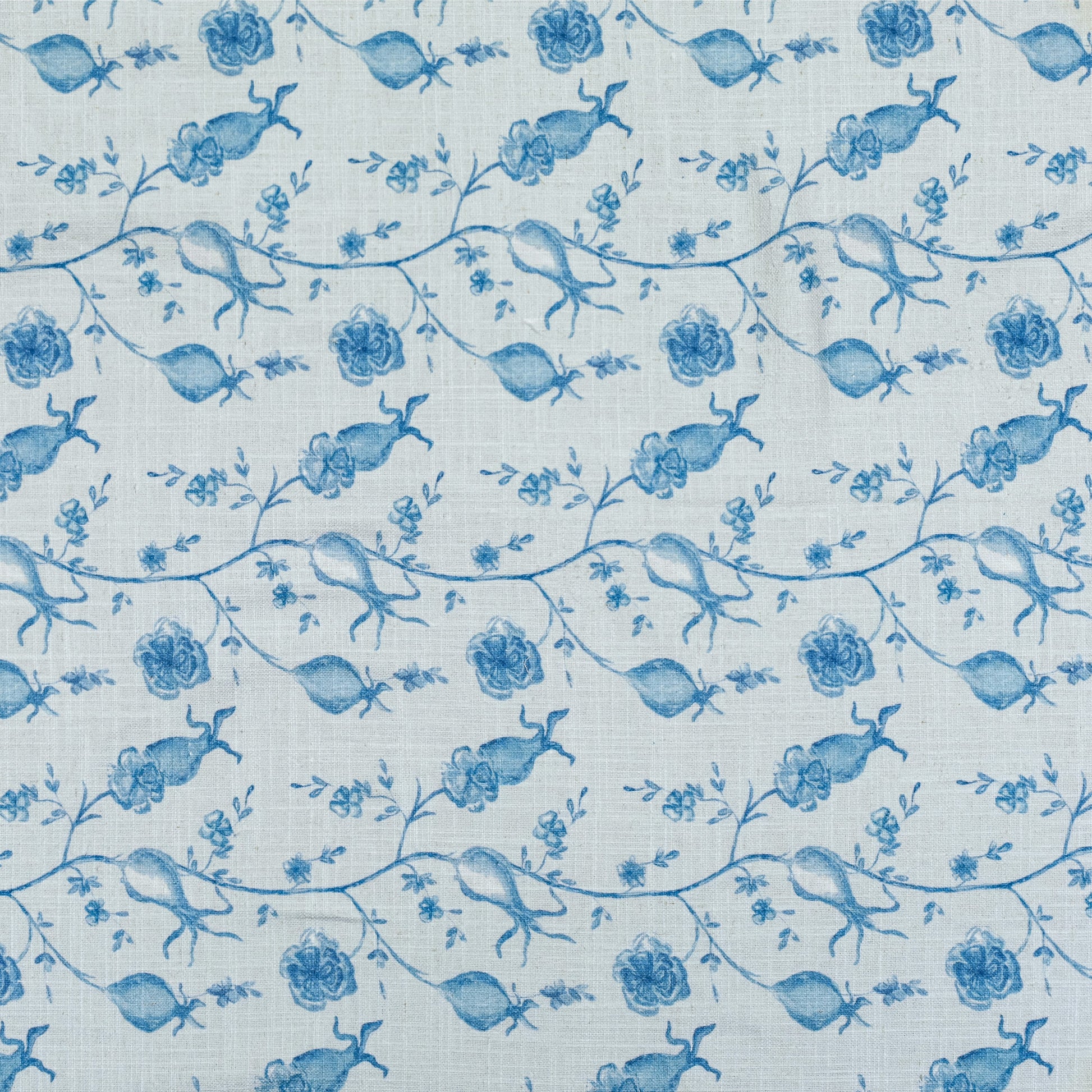 Dolce Natural Cotton Table Cloth - Baby Blue / 70" x 120" - Image 3