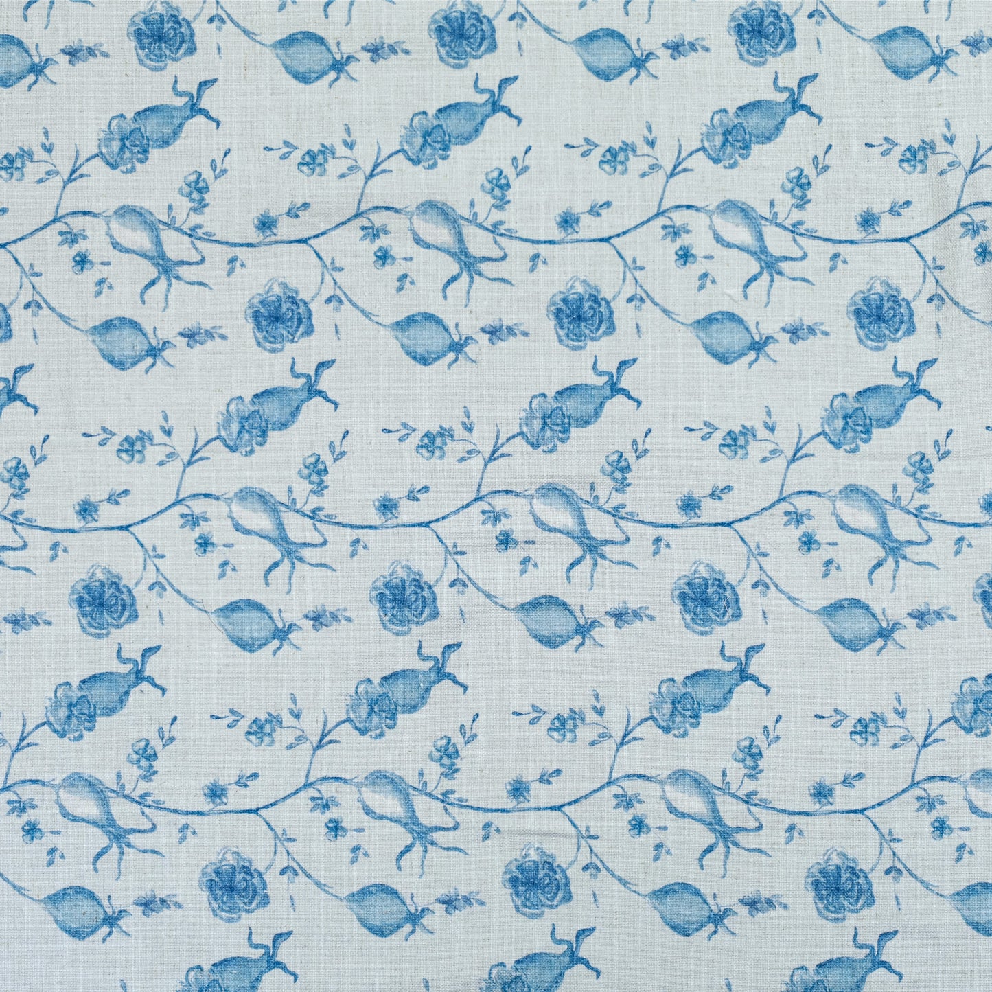 Dolce Natural Cotton Table Cloth - Baby Blue / 70