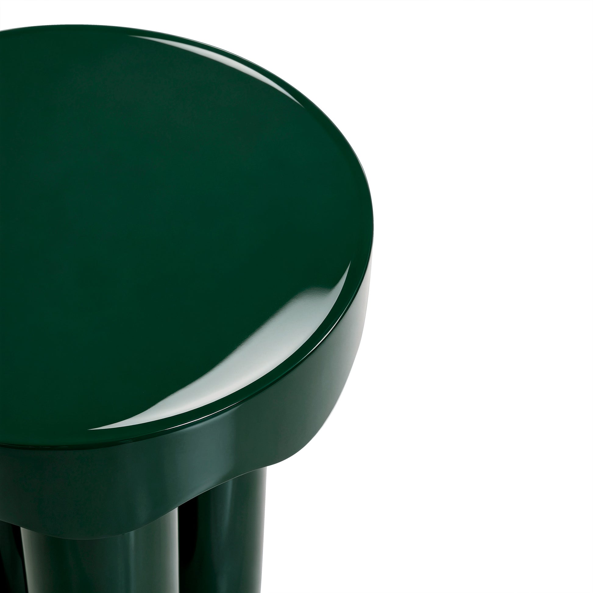 Casper High Gloss Nesting Side Table Set - Green - Image 6