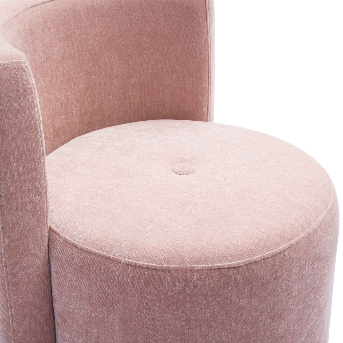 Alyssa Rolling Desk Chair - Pink - Image 5