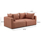 Hangover 81" Modular Loveseat - Red - Image 7