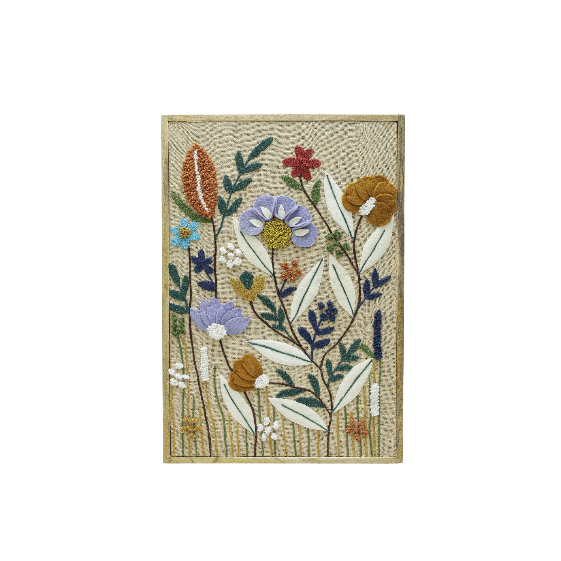 Muro "Sprout" Embroidered Wall Art - Large - Image 1