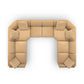 Perry 8-Piece Modular Large U-Sectional - Tan - Image 5
