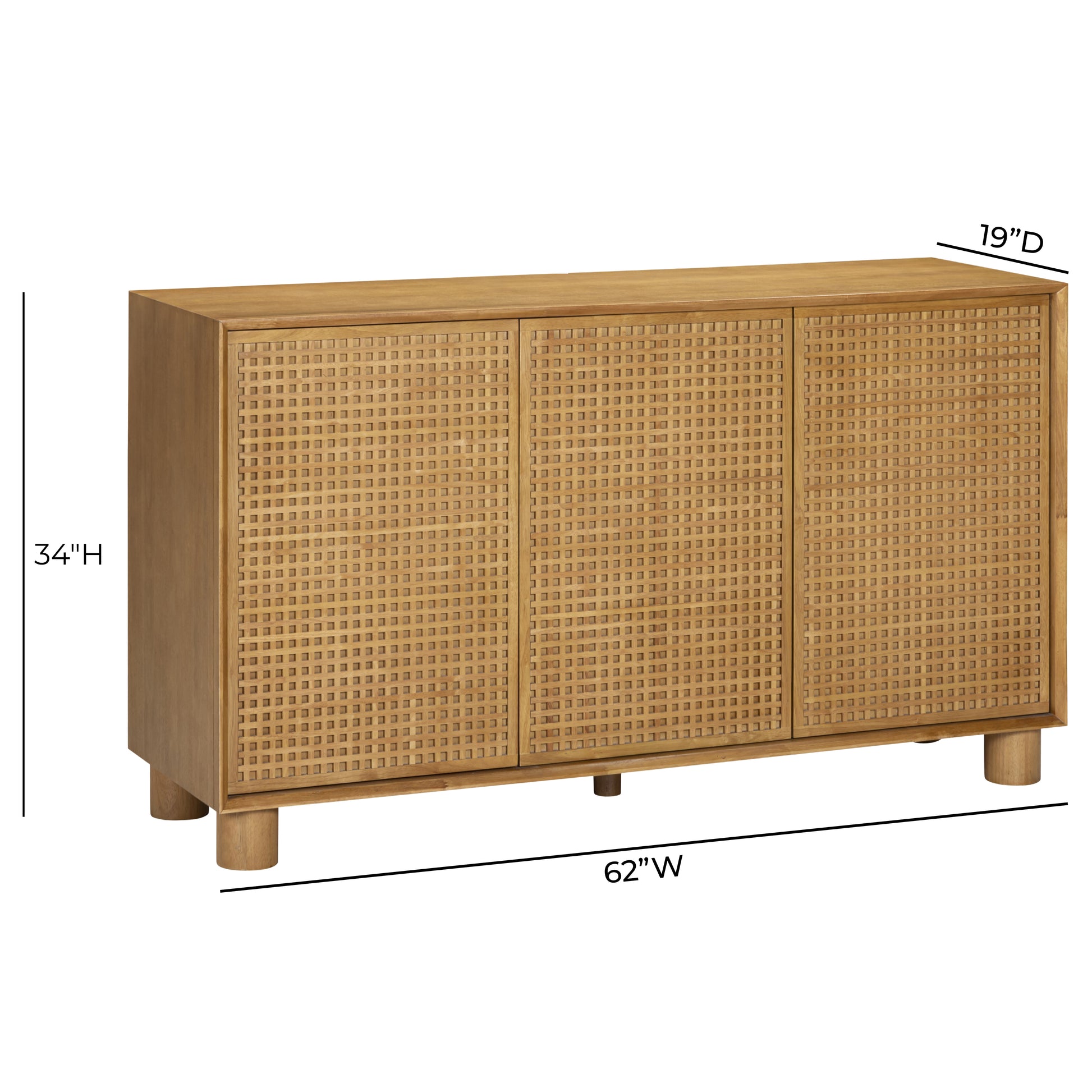 Miles 62" 3-Door Sideboard - Image 9
