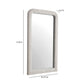 Heidi 43"X78" Upholstered Oversized Floor Mirror - Neutral Floral - Image 5