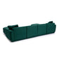 Perry 6-Piece Modular U-Sectional - Deep Green - Image 4