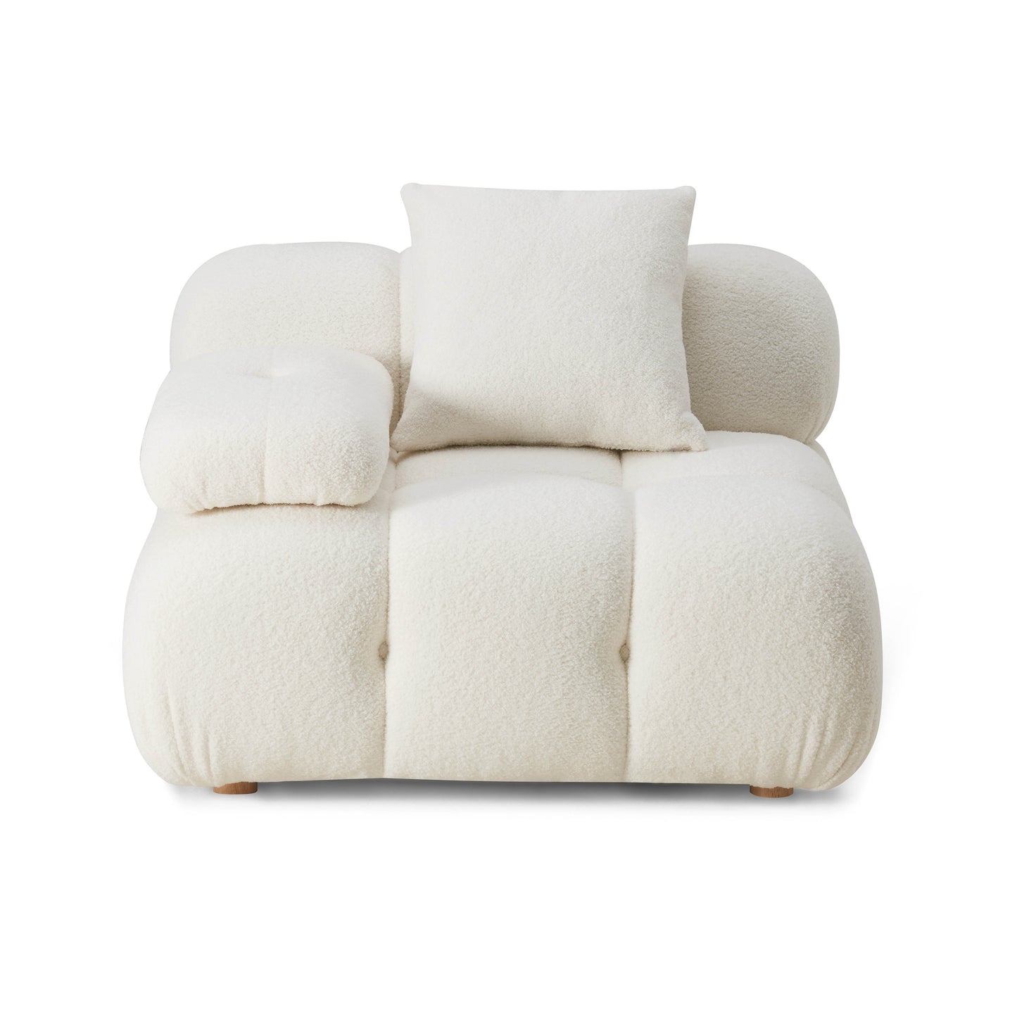 Calliope Performance Modular Corner Chair - Cream - Image 3