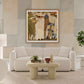Travie 78" Modular Loveseat - White Sand - Image 2