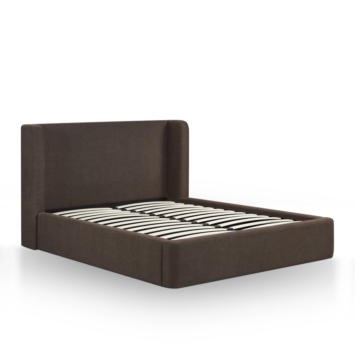 Harmony Performance Chenille Storage Bed - Chocolate Brown / Queen - Image 6