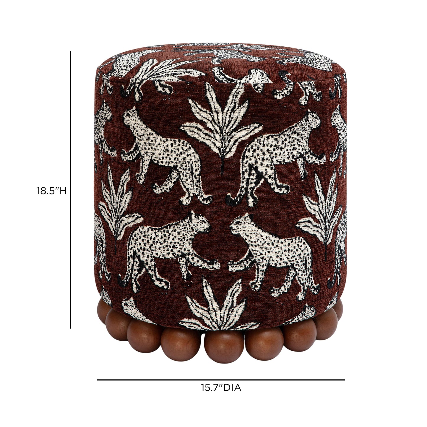 Dex Ottoman - Brown - Image 6