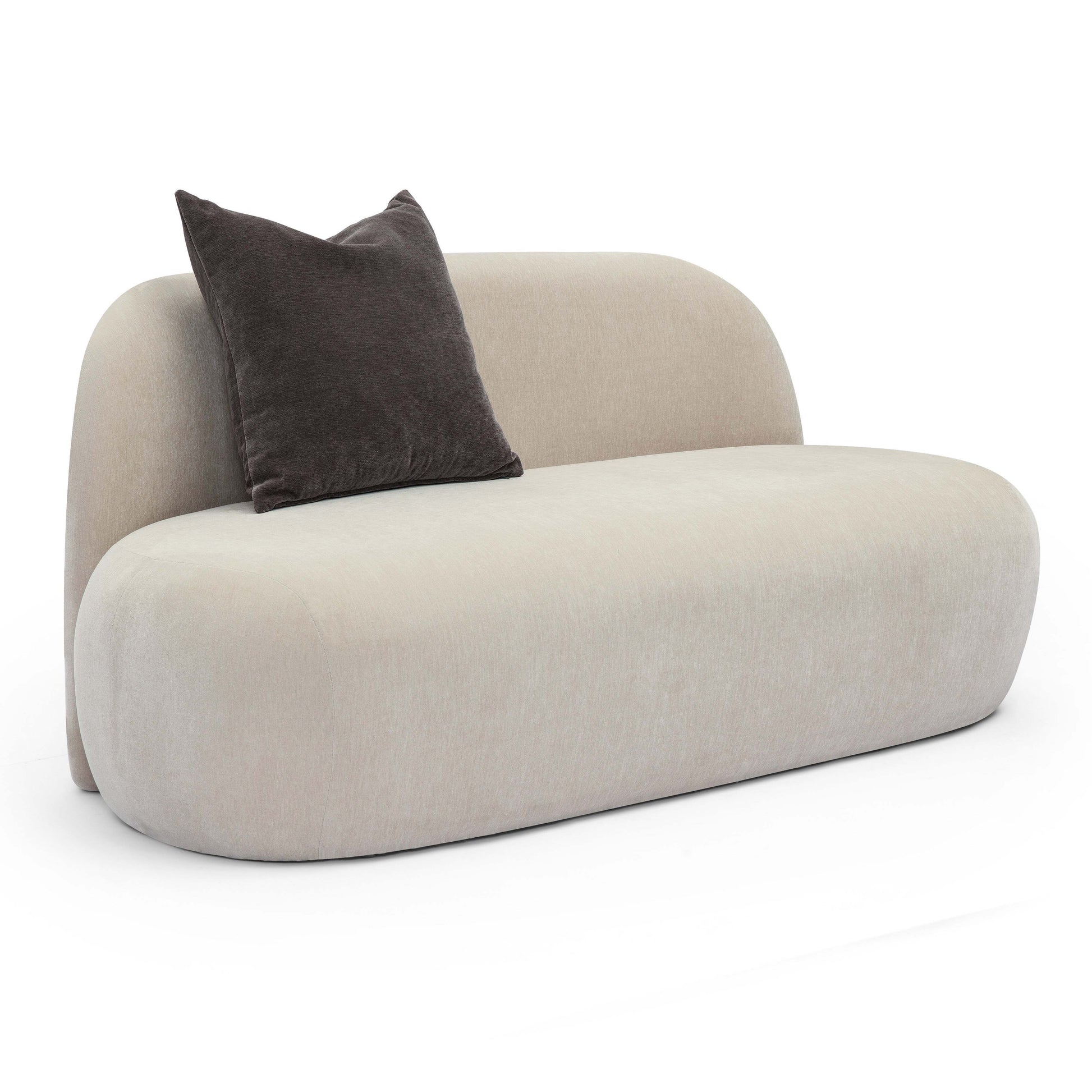 Carraway 59" Loveseat - Taupe - Image 3