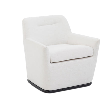 Mado Swivel Accent Chair - Chalk - Image 1
