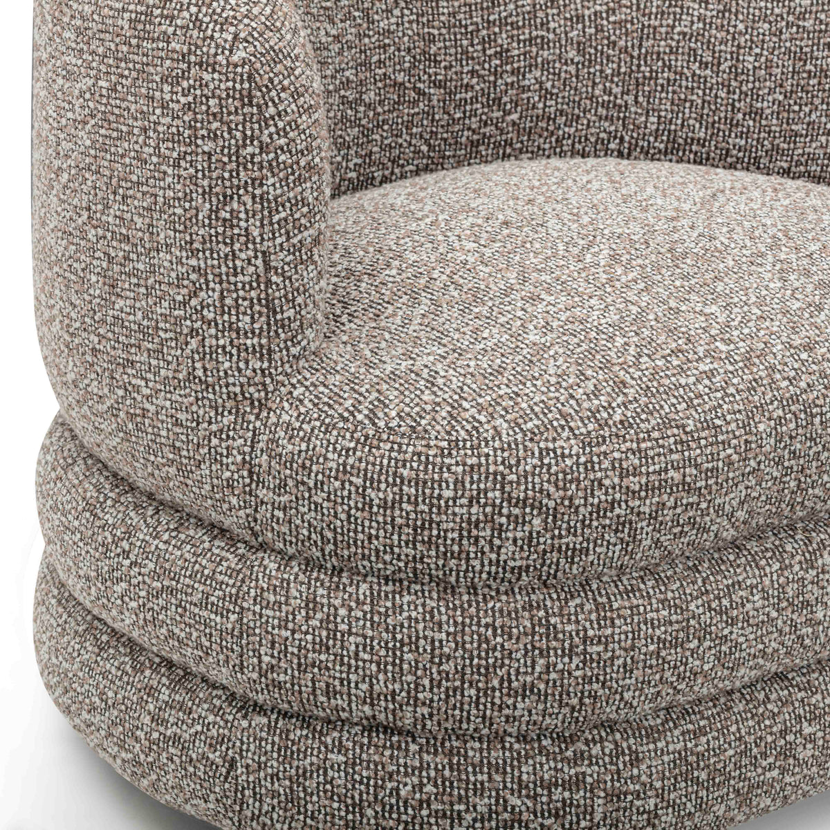 Astor Swivel Hotel Lounge Chair - Heathered Grey - Image 6